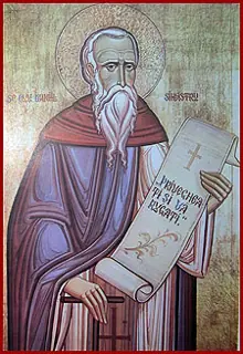 Icon of Daniel the Hesychast