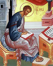 Icon of Evangelist Luke of the Seventy