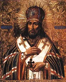 Icon of Repose of Saint Innocent