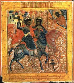 Icon of Boris and Gleb
