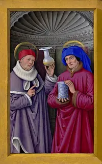 Icon of Cosmas and Damian of Mesopotamia