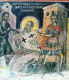 Icon of Pancratius of Taormina in Sicily