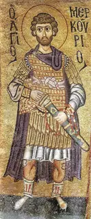 Icon of Mercurius of Caesarea, in Cappadocia