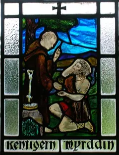 Icon of Kentigern, first Bishop of Glasgow