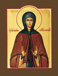 Icon of Elena of Serbia