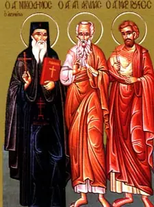 Icon of Nicodemus the Righteous of Mount Athos