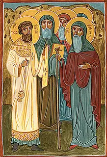 Icon of Fathers of the Shio-Mgvime Monastery