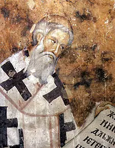 Icon of Repose of Saint Arsenius