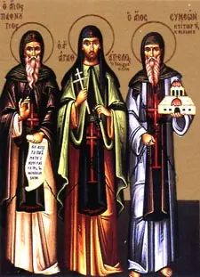 Icon of Agathangelus of Esphigmenou on Mt Athos